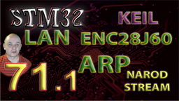 STM LAN. ENC28J60. ARP