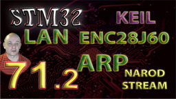 STM LAN. ENC28J60. ARP