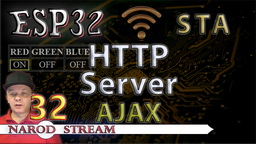 ESP32 Wi-Fi. STA. HTTP Server. AJAX